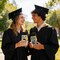 20Pcs Graduation Plastic Cups with Lids and Felt Cap Decor Clear Party Drinking Cups Congrats Grad Reusable Tumblers for Graduation Party Supplies